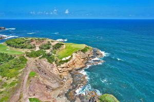 Cabot Saint Lucia (Point Hardy) 17th Path Aerial